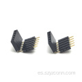 Conector hembra 5P de paso de 2,54 mm